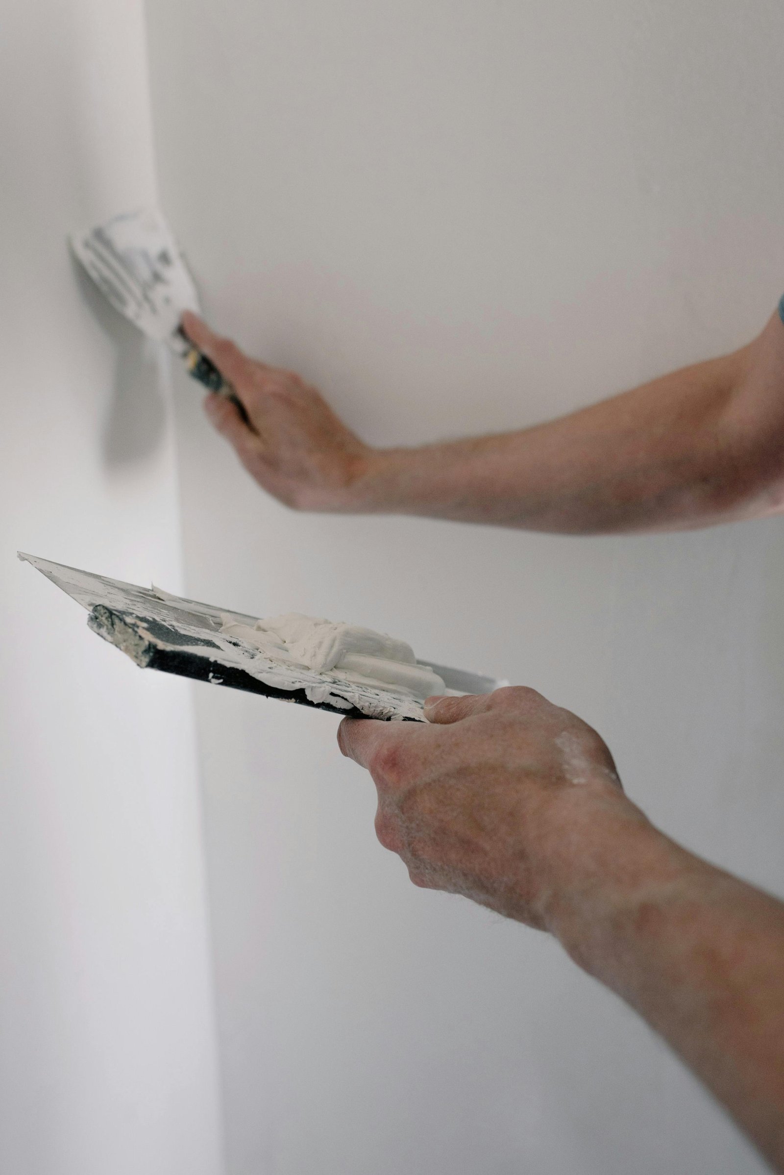 Drywall repair and painting prep work